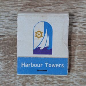 Vintage Harbour Towers Victoria BC Hotel Matchbook British Columbia